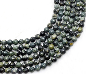 Collar de Cristal Natural, Cuentas de Jaspe Kambaba Lisas, Piedra Roja Pulida, Joyería, Hilo Suelto, Piedra Preciosa al por Mayor para Sanación - Product Image 5