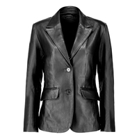 Veste Blazer en Cuir Véritable Respirante, Coupe-Vent et Écologique pour Homme – Style Décontracté et Professionnel, Personnalisable, OEM