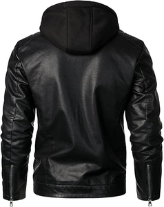 Chaqueta de cuero de moto para hombre de alta calidad de último diseño/chaquetas de cuero originales personalizadas de último diseño para hombre - Product Image 2