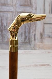 ไม้เท้าหัวสุนัขเกรย์ฮาวด์แบบโมเดิร์น ด้ามจับรูปตัว T สีสั่งทำได้ ของขวัญสุดหรู ของสะสม ใช้สำหรับกิจกรรมกลางแจ้ง ตั้งแคมป์ เดินป่า - Product Image 4