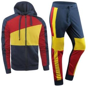 ชุดวอร์มแบบซิปสีดำลายทางใหม่ ปรับแต่งได้ สวมใส่สบาย ผลิตจากโพลีเอสเตอร์ 100% ระบายอากาศได้ดี แห้งเร็ว ทนทาน - Product Image 4