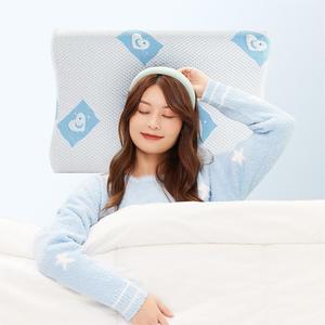 Vague Oreiller Glace Soie Respirant 6D Silicone Mousse Haute Qualité Confortable Ergonomique Cervical Oreiller Lit Dormir Sans Latex - Product Image 1