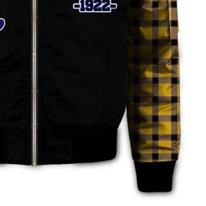 Veste universitaire en satin grec Sigma Gamma Rho SGRho bleu royal or 1922 Veste de mode féminine de la sororité - Product Image 6