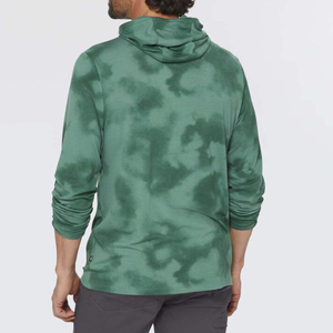 Sweat-shirts confortables pour hommes, tie-dye, hiver, 100% coton, polaire respirant, léger, avec poche, haute qualité, très vendus - Product Image 2