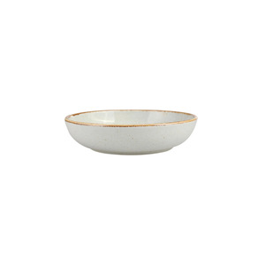 <b>Large</b> 22 cm Minimalist Design Grey Salad Serving Bowl Seasons Porcelain - Product Image 3