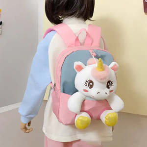 Mochila de Peluche Petite Licorne para Niñas, Bolsa Escolar con Diseño de Unicornio Adorable - Product Image 2