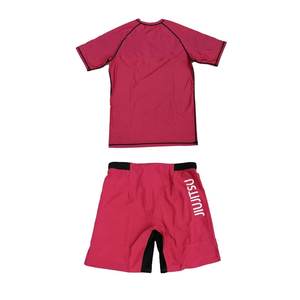 ชุดกางเกงขาสั้นป้องกันผดผื่น mma/bjj ชุดออกกำลังกายแบบครึ่งแขนชุดออกกำลังกายเล่นยิมยืดได้น้ำหนักเบาทนทาน - Product Image 2