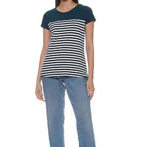 Camiseta de Mujer de Último Diseño 2026, Hecha de Algodón, Cómoda, Transpirable, de Secado Rápido, con Logotipo Personalizado, Diseño Sólido, para Verano - Product Image 4