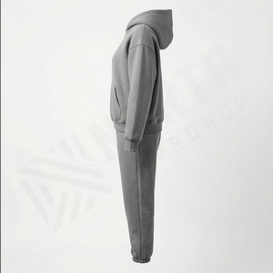 ชุดวอร์มผู้หญิงไซส์ใหญ่แบบมีฮู้ดสไตล์วินเทจ ราคาขายส่ง ชุดออกกำลังกายสวมใส่สบาย เหมาะสำหรับเล่นกีฬา ฟิตเนส และยิม - Product Image 3