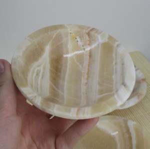 Cuenco de mármol de ónix natural, cuencos de ónix multicolores, juego de cuencos de ónix - Product Image 3