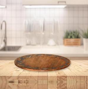 Plato Giratorio Redondo de Madera con Soporte, Diseño Nuevo y Popular, Utensilios de Cocina, Soporte para Tartas, Venta al por Mayor, Hecho a Mano en India - Product Image 6