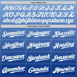 Maillot de baseball personnalisé bleu clair blanc-Royal Authentic Fade Fashion - Product Image 5