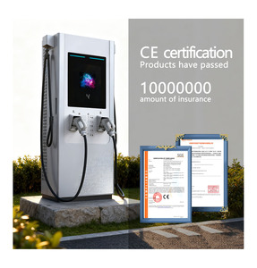 Borne de recharge rapide DC pour véhicules électriques, 120 kW, haute puissance, à poser au sol, double borne, compatible OCPP et GB/T, pour usage commercial - Product Image 3