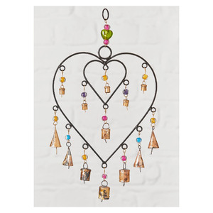 Carillon éolien en perles de verre faites à la main pour fenêtre ornement suspendu jardin patio porche décor extérieur par Ambience Lifestyle - Product Image 4