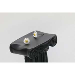 Margherita stile Vintage 18K orecchini in oro rosa alla moda oro rosa e oro bianco con scatola regalo di Natale 15 incluso - Product Image 5