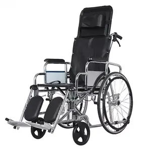 Wheel Chair INC903GC-46 Guangzhou Factory Medical Device reclining High Back Commode Wheelchair Manufacturers