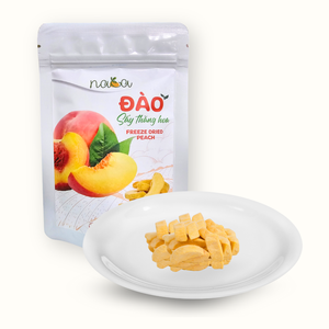 ผลิตภัณฑ์ขายดีจากโรงงาน ผลไม้อบกรอบรสพีช บรรจุภัณฑ์สุญญากาศ ขายส่ง สำหรับของว่างเพื่อสุขภาพ - Product Image 1