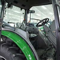 Tractores Chinos de 80HP Euro 5 para Bolivia y Paraguay, Motor Diésel EPA, Tracción en las 4 Ruedas, Agrícolas