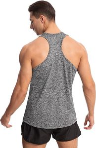 Men sports <b>vest</b> sleeveless gym workout tank top breathable quick dry fitness activewear for running and training - Product Image 3