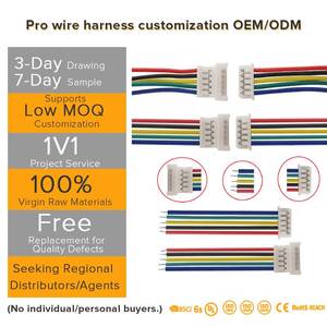 Kabel Fleksibel 4 Inti 4mm Kabel Tunggal 4mm Tembaga PVC Adaptor Konektor Kabel Harness untuk Distribusi Daya dan Kontrol Robot - Product Image 1