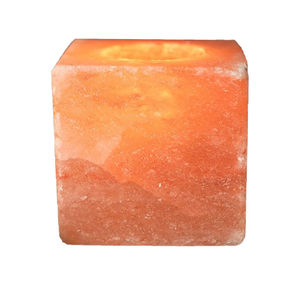 Lampe à sel de l'Himalaya sculptée de style nautique, porte-bougie, décoration d'intérieur, artisanat naturel haut de gamme - Product Image 1