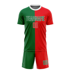 Uniforme de football d'entraînement imprimé en gros écologique 100% coton respirant hiver maillot de football survêtement d'équipe - Product Image 2