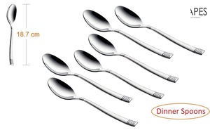 Juego de cubiertos y vajilla de lujo personalizados con tallos pequeños en relieve, accesorios al por mayor, plato de servir, utensilios de mesa - Product Image 3