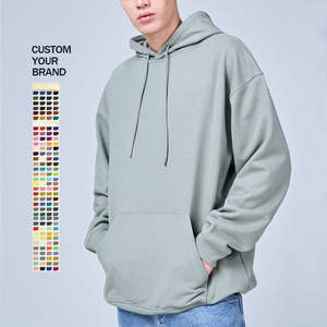 <b>Men's</b> High Quality Plain Dyed <b>Hoodie</b> Customizable Blank Sweatshirt for Heat Transfer Printing Winter Season - Product Image 1