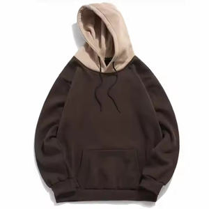 Sudaderas con capucha de lana bordadas de algodón 100% Unisex, estampado sólido de invierno, talla XS personalizada, gruesas en blanco, venta al por mayor, tarifas bajas para hombres - Product Image 5