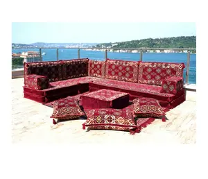 Corner Arabic Sofa - 1 Set Of 16 Pieces - What's Included In The Price: Covers + Sponge + Shipping Fee Are Included.