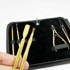 Kit de manucure pédicure robuste avec logo personnalisé Outils durables en acier inoxydable pour le soin des ongles et des pieds avec lame incurvée pour les doigts - Product Image 4