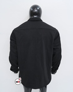 Vente en gros de chemises boutonnées de haute qualité pour hommes 100% coton polaire à manches longues pour hommes - Product Image 2