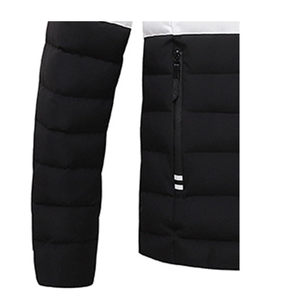 Veste d'hiver épaisse en duvet pour homme avec logo personnalisé, col montant, fermeture éclair intégrale, style bulle, veste d'extérieur 2025 - Product Image 4