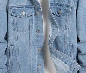 Chamarras Vaqueras Vintage Champ King para Hombre, con Botones al Frente, Lavadas, 100% Algodón Ecológico, Estilos de Moda 2025 - Product Image 2