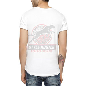 Camisetas ligeras de color sólido con serigrafía para hombre, para uso en exteriores, camiseta extragrande con serigrafía para hombre - Product Image 3