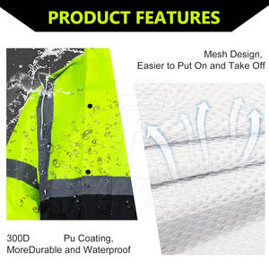 Servicio OEM Trajes de lluvia de nuevo estilo Trajes de lluvia de color sólido de alta calidad Venta en línea Trajes de lluvia - Product Image 6