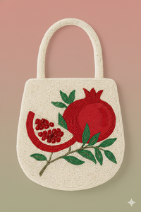 Sac à main artisanal en perles motif jungle tropicale florale vibrante, broderie œil porte-bonheur arc-en-ciel, motif léopard singe, sacs décontractés - Product Image 5