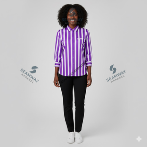 Camisa Formal con Botones de la Hermandad NCNW, Camisa Tejida Informal para Mujer, Camisa con Cuello para Mujer, Camisa de Vestir con Botones Delanteros - Product Image 4