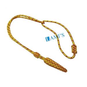 Nœud de Sabre en or OEM, nœud tricoté avec cordon en or, uniforme, accessoires en gros, fil de lingot de pakistan, nœud de Sabre métallique fabriqué - Product Image 2