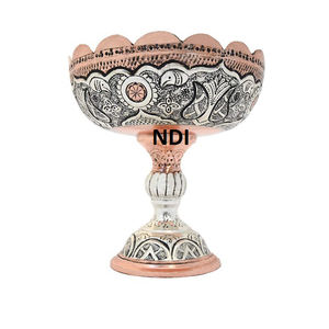 Frutero de Metal de diseño martillado Acabado de cobre Servidor de frutas de forma personalizada - Product Image 6