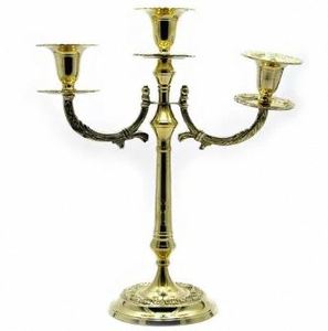 Support à bougie en laiton de conception royale pour décoration de luxe, bougeoir en laiton de qualité supérieure pour la maison et le bureau - Product Image 4