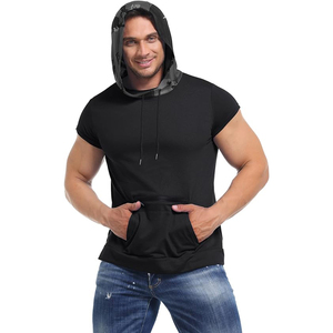 Camiseta sin mangas de algodón para hombre, chaleco interior para actividad física, camiseta sin mangas para deportes de alto rendimiento y gimnasio. - Product Image 4