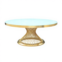 Ensemble table et chaises de salle à manger en acier inoxydable doré de luxe léger, verre trempé, polissage miroir, convertible, meubles de maison