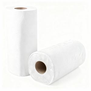 Rouleaux de papier de cuisine multi-usages 2 plis/3 plis, tissu absorbant de qualité alimentaire pour le nettoyage, la cuisine et l'essuyage - Product Image 1