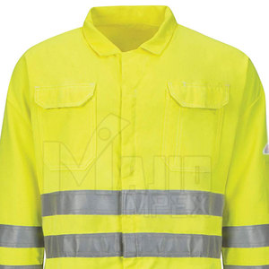 Overol de Alta Visibilidad de Manga Larga para Uso Industrial y de Construcción, Cumple con las Normas de Seguridad, Overol Duradero de Alta Visibilidad - Product Image 3