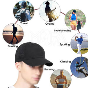 หมวกเบสบอลกันน้ำสายรัดปรับได้สำหรับใช้งานกลางแจ้งออกแบบโลโก้ได้ตามต้องการ - Product Image 3