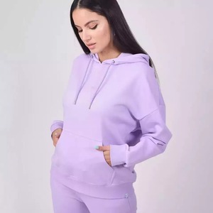 Sudadera corta con capucha para mujer, de algodón, con estampado de farol, ropa para Parte Superior Femenina - Product Image 1