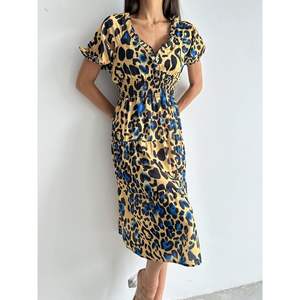 Robes longues à imprimé léopard Topshow en gros - Product Image 2