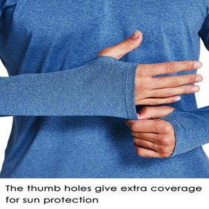 Outdoor Hiking Lightweight Custom Long Sleeve Sublimation Pullover in Wholesale Price - Product Image 5