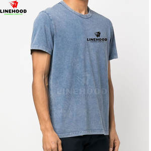 T-shirts en coton 100% délavés à l'acide pour hommes OEM respirants et fabriqués au Pakistan Vente en ligne - Product Image 3